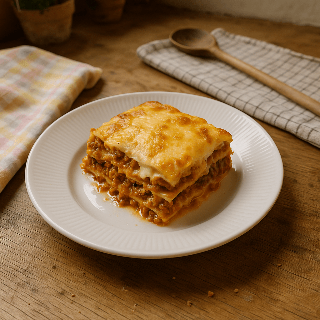 Lasagne traditionel - Opskrift på hovedret, italiensk, ovnret