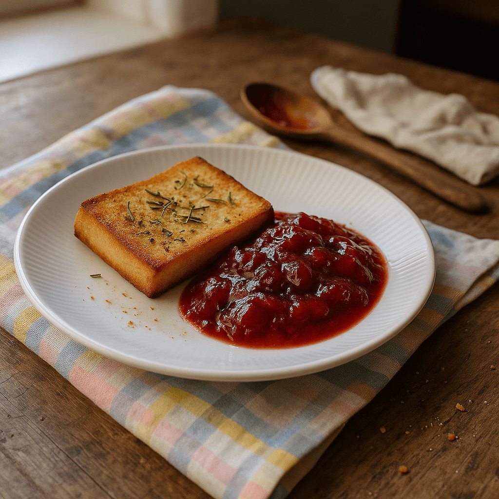 Blommesovs & rosmarin-toast - Opskrift på forretter, snacks, veganske retter