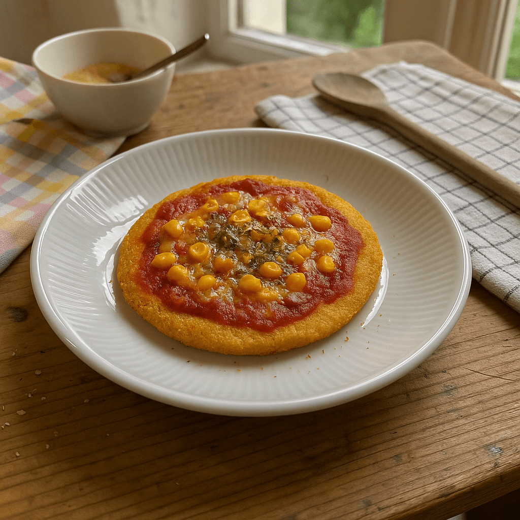 Mini majspizzaer - Opskrift på mellemmåltid, hovedret