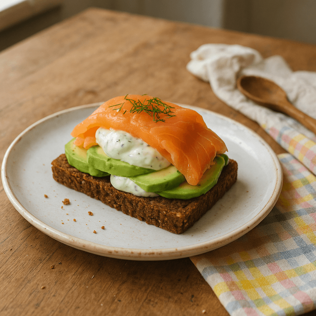 Roskilde Lun Sandwich med Harald Blåtands Twist - Opskrift på frokost,snack