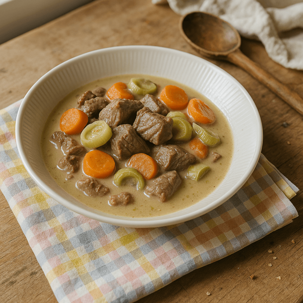 Kolding Stuvning med Gorm den Gamles Kraft - Opskrift på hovedret,supper