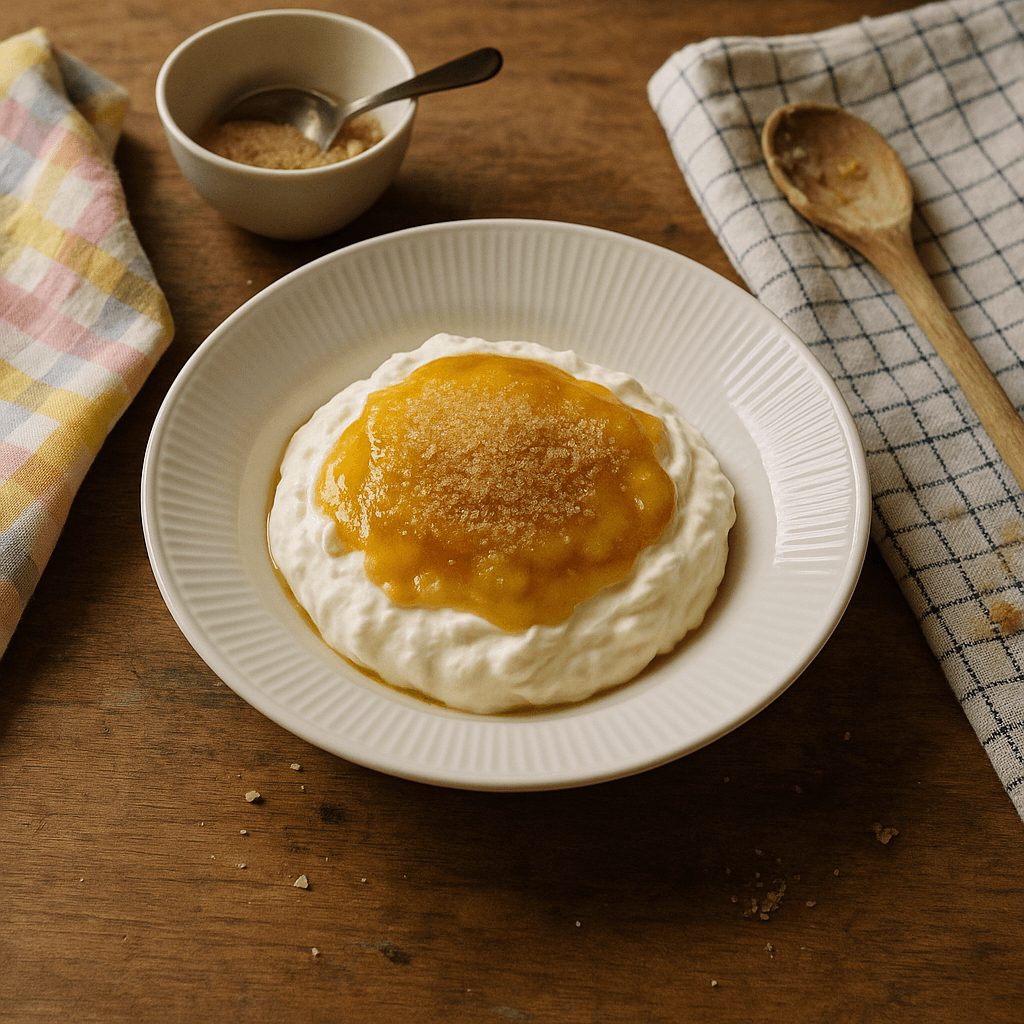 Sønderborg Æblefløde med Mærksmør