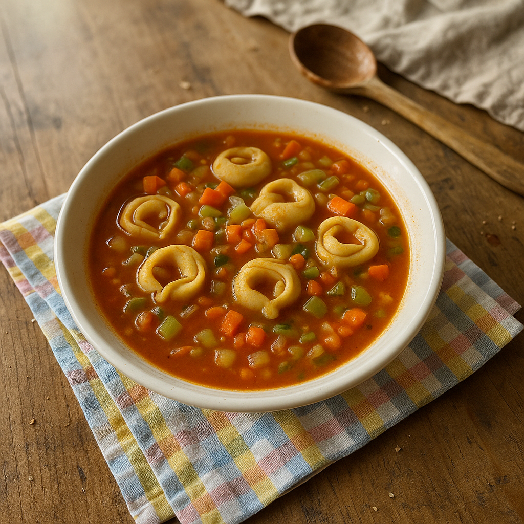 Nem tortellini suppe