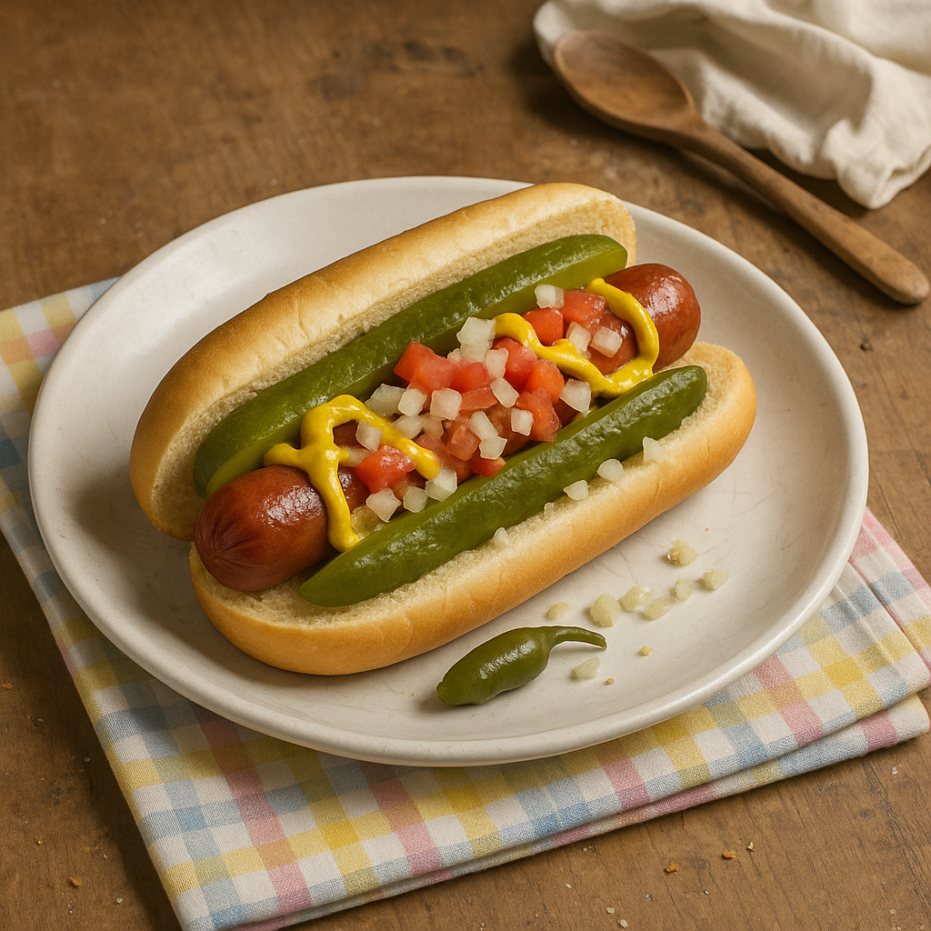 Hotdog Chicago Style