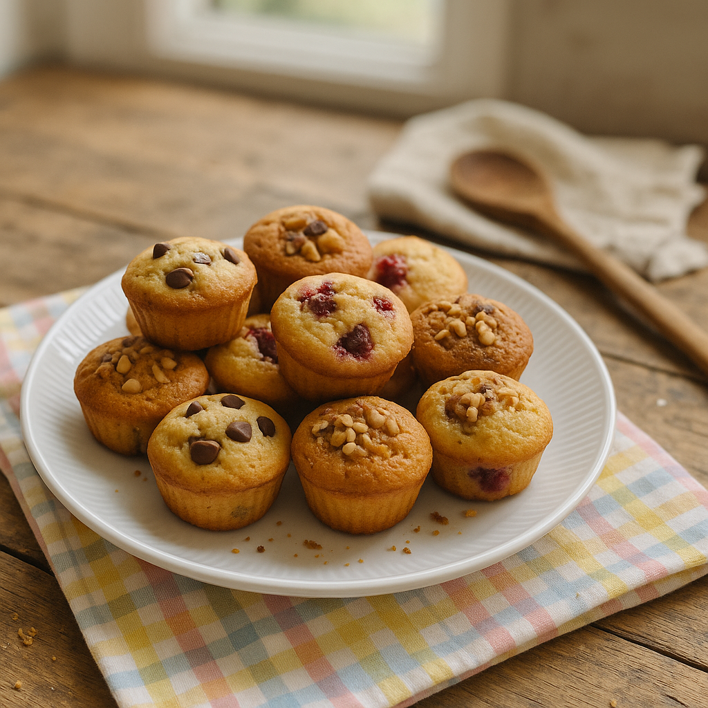 Mini-muffins (blandet)