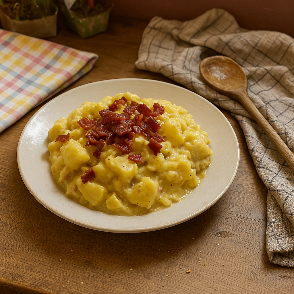 Opbagt kartoffelsalat