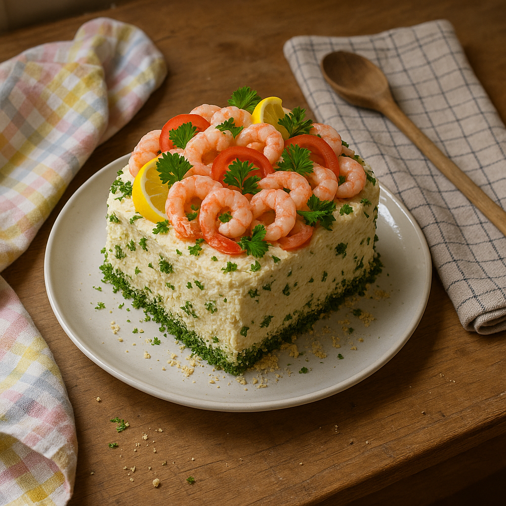 Rejekage på rugbrød