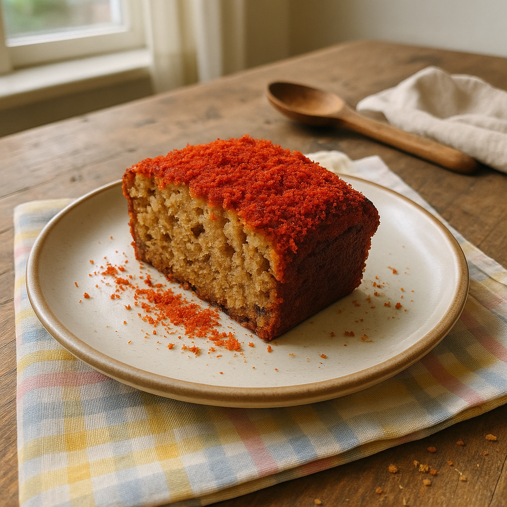 Bananbrød med tomatstøv