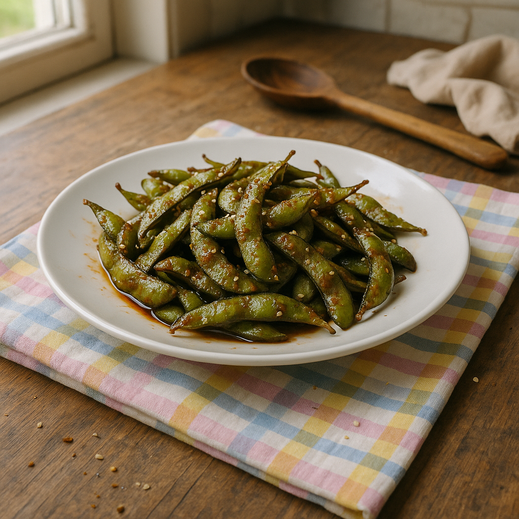 Spicy Edamame Bites