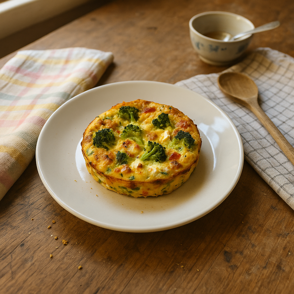 Mini grøntsagsfrittata