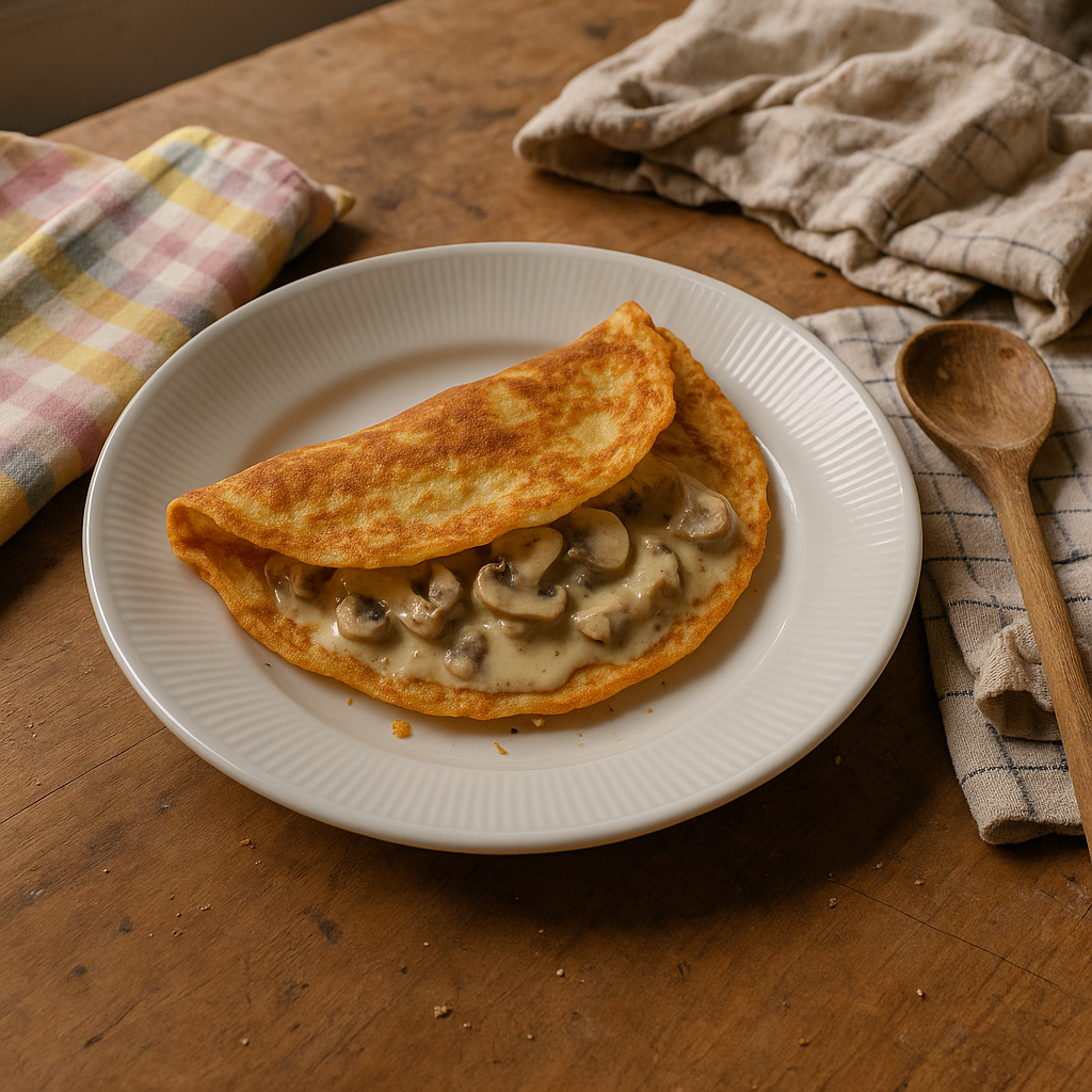 Crêpe aux Champignons